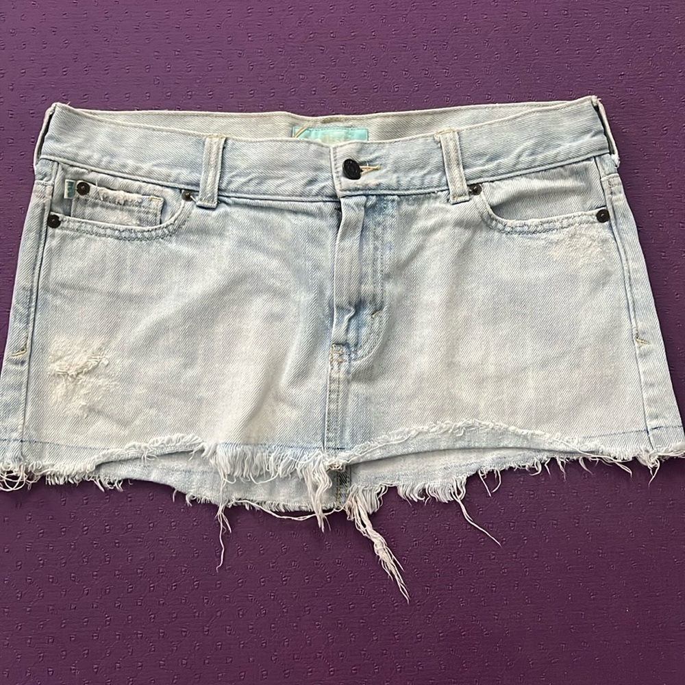 Denim - Skirt - Hollister